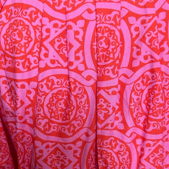 Classic Gretchen Scott Designs Vivid Pink Midi Dress With Pockets - Picture 5 of 6